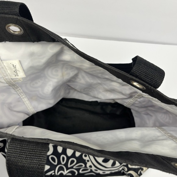 Thirty One Black & White Parisian Pop Tote Bag Paisley Parade 31 - Picture 9 of 13